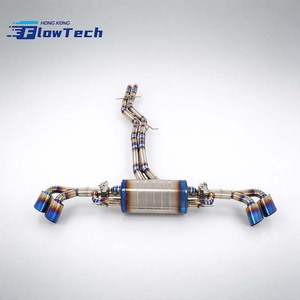 Sistema de escape catback de titanio de alto rendimiento FlowTech para Lamborghini Urus 2018-2019 – con soporte de válvula OEM - Product Image 5