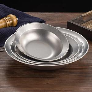 Piatti da Cena in Acciaio Inossidabile Ecologici, Piatto per Spaghetti in Stile Occidentale, Design Personalizzato Stile Ristorante Francese - Product Image 1