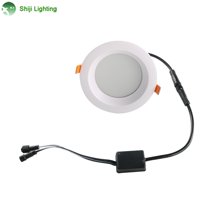 RGBW 15W LED Smart Downlights with CRI 95 & 120 Beam Angle Indoor Outdoor Ceiling Soffit Lighting