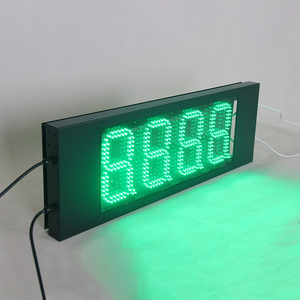 Logotipo pequeño al aire libre <span class=keywords><strong>gasolinera</strong></span> pantalla logotipo personalizado 7 "8888 estacionamiento Led combustible signo - Product Image 2