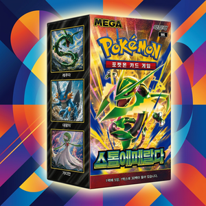 Jeu de cartes Pokémon MEGA M6 Storm Emerald Édition coréenne Boîte de boosters Cartes à collectionner - Product Image 6