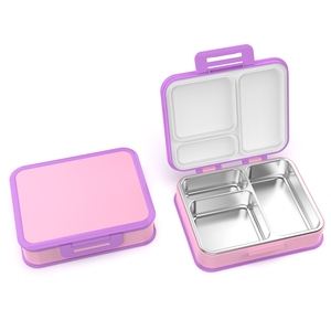 Aohea essenziale per il contenitore di stoccaggio pigro con sezioni BPA Free durevole scatola da pranzo in acciaio inossidabile per il pranzo scolastico - Product Image 1