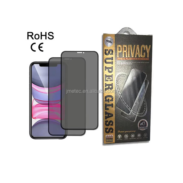 Super Hard Full protection Privacy Screen Protector with Package Phone Film Tempered Glass for iPhone 14 Pro Max 16 17 air