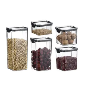 高品质透明密封罐食品储存容器盒迷你食品容器储物盒