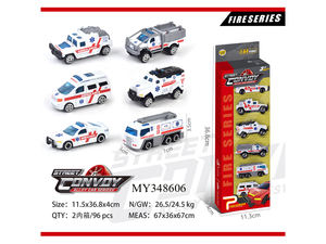 惊人的促销1: 64比例压铸迷你汽车玩具盲盒24件儿童压铸模型车 - Product Image 5
