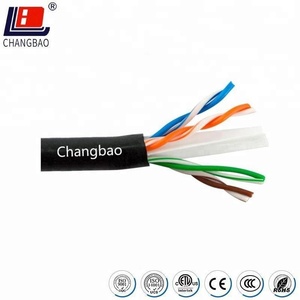 Changbao Vượt qua thử nghiệm linh hoạt mạng Ethernet Cáp 4 cặp 305m UTP cobre 100% bên ngoài Cat6 - Product Image 2