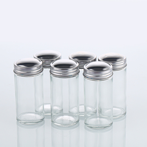 Bottiglie in Vetro per Condimenti 100 Ml Barattoli per Spezie con Portaspezie Girevole Organizzatore Rotante - Product Image 5