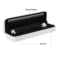 Printer Mini Portabel A4 216mm, Printer Foto Modern, Dokumen Perjalanan, Kecil, Praktis, Thermal Nirkabel, Kertas Thermal Nirkabel