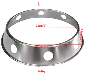 <span class=keywords><strong>Wok</strong></span> de cuisine en acier inoxydable support de support de grille de friture <span class=keywords><strong>Wok</strong></span> anneau pour support de Gasfornuis - Product Image 6