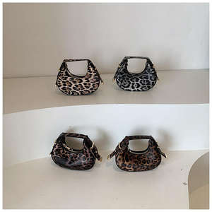 Nuevo Bolso de Mano para Mujer al por Mayor, Mini Bolso de Hombro de Piel Sintética con Estampado de Leopardo, Cartera para Mujer - Product Image 5