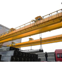 Pont roulant à double poutre de style européen Yiteng, palan électrique 35/40 tonnes, hauteur de levage 20 m, portée 10 m, utilisation intérieure/extérieure