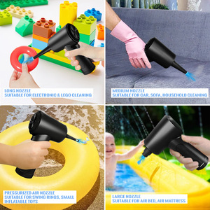 Souffleur d'<span class=keywords><strong>air</strong></span> portable électrique compressé avec lumière LED 6000mAh plumeau d'<span class=keywords><strong>air</strong></span> sans fil rechargeable pour ordinateur - Product Image 5