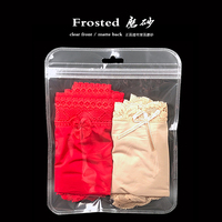 Sac d'emballage en plastique transparent avec fermeture éclair 15*20 cm pour éponge de maquillage