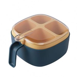 4 in 1 High Quality Plastic Seasoning <b>Box</b> Set with Lid Kitchen Spice Container Food Flavor Organizer for <b>Camping</b> by Wanda.Store - Product Image 3