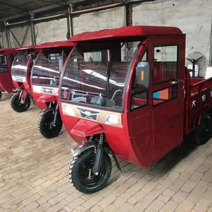 Triciclo Eléctrico de Carga de 3 Ruedas, Fabricación 2024, con 1500W de Potencia y Cabina Completamente Cerrada para Transporte de Carga - Product Image 2