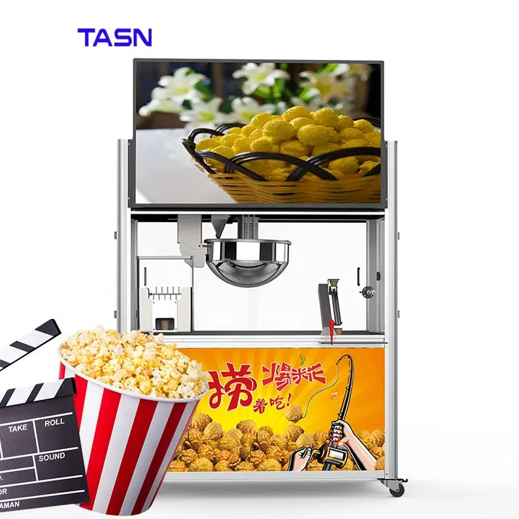 Popcorn automático para cinema, máquina de cinema pop-corn automática de 36oz