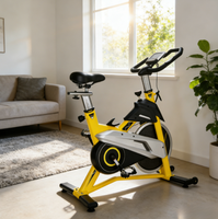 Vélo d'exercice stationnaire de haute qualité avec siège confortable et écran LCD pour entraînement en intérieur