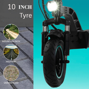 Prezzo all'ingrosso Bateria 48V Monopattino elettrico 500w 10 pollici pneumatico pneumatico pieghevole Offroad Scooter - Product Image 2