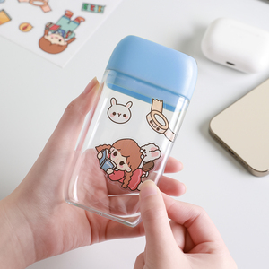 Moda da viaggio portatile sigillato dentifricio scatola portaoggetti doppio collutorio tazza di plastica <span class=keywords><strong>porta</strong></span> <span class=keywords><strong>spazzolino</strong></span> da denti - Product Image 1