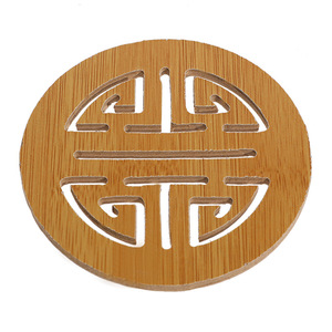 Set de table en bambou créatif et adorable avec dessin animé, tapis antidérapant, sous-verre en bambou - Product Image 5