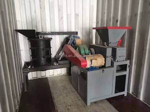 Con Lăn Đôi phân bón bóng Máy ép điện cực dán hình dạng trứng bóng Máy ép được sử dụng trong nhà máy Carbon điện - Product Image 6