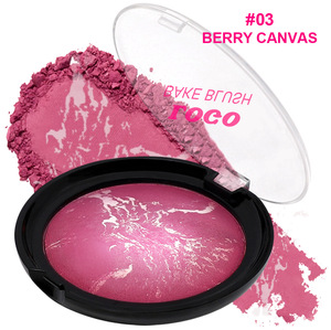 In Stock No Logo Baked <b>Blush</b>, Mixed Color Matte Shimmer Baked Powder, Long Lasting Pigmented Cheek Makeup - Product Image 6