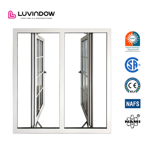 Fenêtres à battants en bois certifiées NFRC <span class=keywords><strong>Detex</strong></span>, style à persiennes, avec moustiquaire magnétique, conformes à la norme Energy Star - Product Image 2