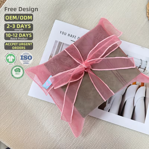 Luxury Eco-Friendly Reusable Handmade <b>Drawstring</b> Wholesale Custom Logo Transparent Clear Organza <b>Makeup</b> <b>Bag</b> Cosmetic Pouch - Product Image 3