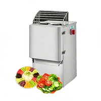 YYHB-QP20 1100W Hoge-Snelheid Commerciële Snijmachine voor Keuken Fabriek - Instelbaar voor Snijden en Shredden 20kg/u Capaciteit 35KG 1 Jaar Garantie