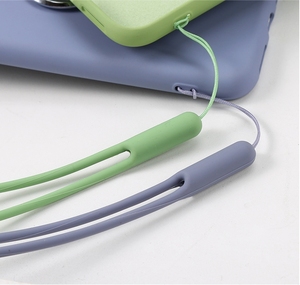 Silicona multifuncional de longitud larga 43cm tarjetas de identificación colgantes cuerda de goma suave colorido elástico líquido cuello teléfono Correa colgante - Product Image 4