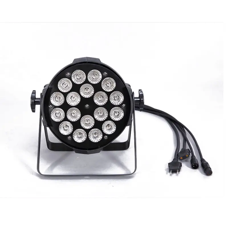 Equipamento de palco profissional múltiplas variações de cores 4 em 1 LED 18*10W RGBW Par Light