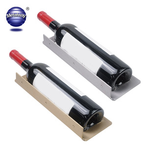 家具ワインボトル展示スタンド,クリエイティブゴールデン壁に取り付けられたワインラックホーム家具 - Product Image 3