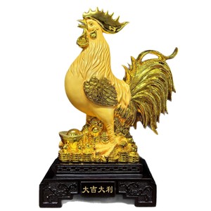 Adornos <span class=keywords><strong>de</strong></span> <span class=keywords><strong>Gallo</strong></span>, Animal del Zodíaco <span class=keywords><strong>de</strong></span> la Suerte, Atrae la Riqueza, <span class=keywords><strong>Gallo</strong></span> Dorado Creativo, Artesanía para Sala <span class=keywords><strong>de</strong></span> Estar, <span class=keywords><strong>Gallo</strong></span> del Zodíaco para Regalo <span class=keywords><strong>de</strong></span> Inauguración <span class=keywords><strong>de</strong></span> Casa - Product Image 1