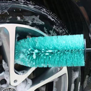 Brosses de <span class=keywords><strong>lavage</strong></span> de voiture pour le nettoyage des roues, brosse <span class=keywords><strong>à</strong></span> pneus de voiture, brosse de nettoyage de jantes de 16 pouces <span class=keywords><strong>à</strong></span> poils longs et souples en plastique pour le détail des roues - Product Image 4
