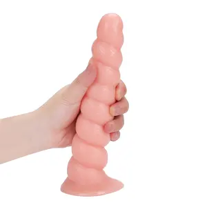Sıcak satış 9 inç PVC uzun yapay Penis gerçekçi Penis kadın mastürbasyon Dildos seks Dick Penis