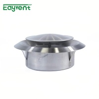 Diffuseur de plafond rond en acier inoxydable SS304, grille d'aération circulaire réglable pour la ventilation d'air chaud et froid HVAC, usine OEM