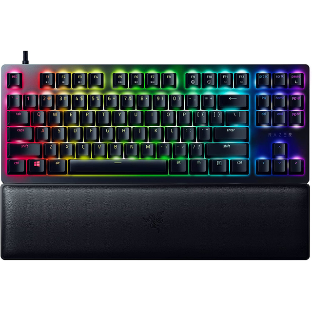 Huntsman V2 Tenkeyless Razer Gaming Keyboard Sound Dampeners Detachable Doubleshot PBT Keycap Keyboard Original 100% Wholesale