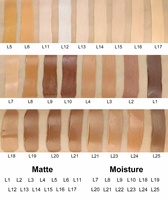 Échantillon Gratuit Fond de Teint Liquide Sans Logo Marque Privée Maquillage Visage Imperméable Fini Mat Beauté Fond de Teint en Gros