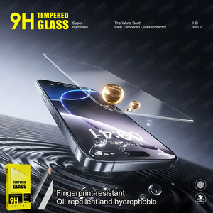 Film de protection d'écran en verre HD transparent 9H 2.5D pour <span class=keywords><strong>iPhone</strong></span> 17 16 15 Pro 14 13 12 11 - Prix de gros - Product Image 4