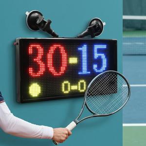 Sensore Intelligente YIZHI per Racchette, Dispositivo di Punteggio Automatico, Contatore Digitale di Punti per Campo da <span class=keywords><strong>Padel</strong></span>, Tabellone LED per Tennis, Pickleball, Badminton - Product Image 1