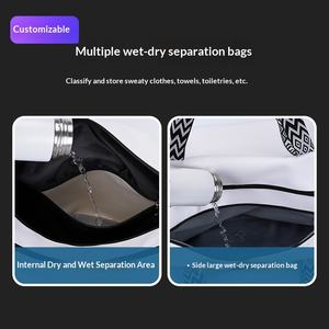 Sac spécial pour raquette <span class=keywords><strong>de</strong></span> badminton, séparation sec/humide, fermeture à cordon Oxford, unisexe, à porter à la main, à l'épaule ou en bandoulière, grande capacité - Product Image 4