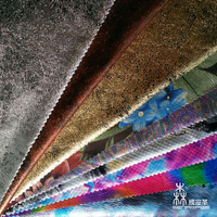 Tissu en similicuir gaufré holographique feuilles de paillettes en vinyle synthétique PU pour chaussures sacs décorations canapé meubles extensible