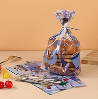 Sacs surprise personnalisés de luxe en plastique BOPP pour emballages de snacks, bonbons gélifiés et biscuits, avec logo personnalisé imprimé
