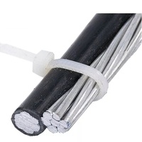 Cable de Servicio Aéreo Trenzado de Aluminio, Dúplex, Tríplex, Cuádruplex, XLPE 600V # 8 # 6 # 4 # 2 # 1/0 # 2.0 # 3/0 # 4/0 AWG
