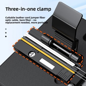 Cisaille à <span class=keywords><strong>fibre</strong></span> <span class=keywords><strong>optique</strong></span> de haute précision Saixian A8 pour câbles optiques universels à connexion à froid et à fusion à chaud, coupe-câbles automatique - Product Image 4