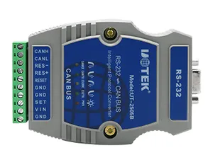 UT-2505B เกรดอุตสาหกรรมคุณภาพสูง RS-232ถึง CAN BUS Converter