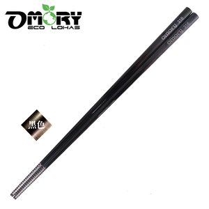 Vente en gros en ligne OMORY, baguettes en acier inoxydable 316 de 23,5 cm, titane, antirouille, antidérapantes, pour la maison - Product Image 1