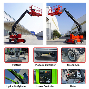 Chất lượng cao 18-39m 300kg tự hành xuyên quốc gia cần cẩu cánh tay cần cẩu Boom Lift giàn giáo nền tảng cho xây dựng - Product Image 4