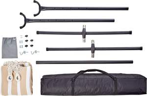 <span class=keywords><strong>Hamac</strong></span> <span class=keywords><strong>double</strong></span> robuste <span class=keywords><strong>pour</strong></span> 2 personnes avec support en acier de 9 pieds et sac de transport balançoire <span class=keywords><strong>pour</strong></span> <span class=keywords><strong>hamac</strong></span> de camping en plein air - Product Image 2