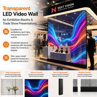 Écran LED flexible transparent P2 pour affichage publicitaire intérieur/extérieur, vitrine de centre commercial, mur vidéo, film LED flexible IP65